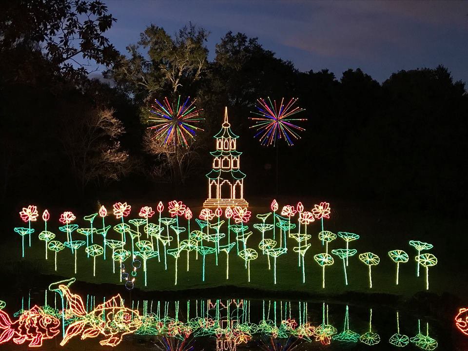 Magic Christmas In Lights At Bellingrath Gardens And Home