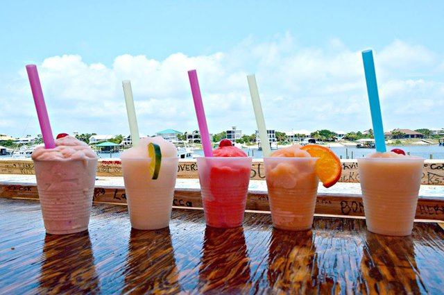 Cocktails at the FloraBama Ole River Grill