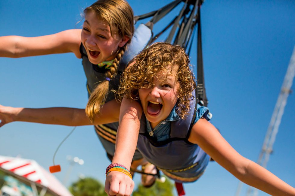 Think you are brave enough not to scream on the Sky Coaster?