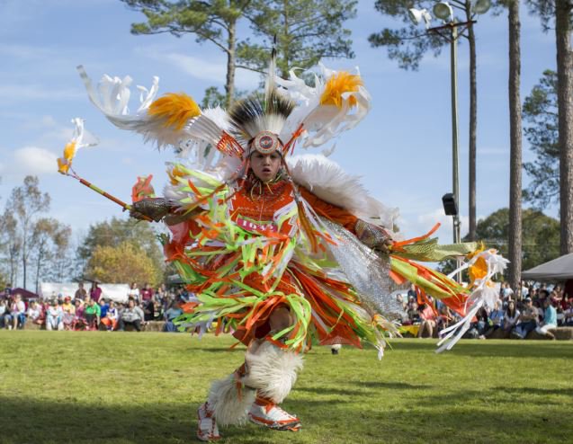 Poarch Creek Tribal Dancer