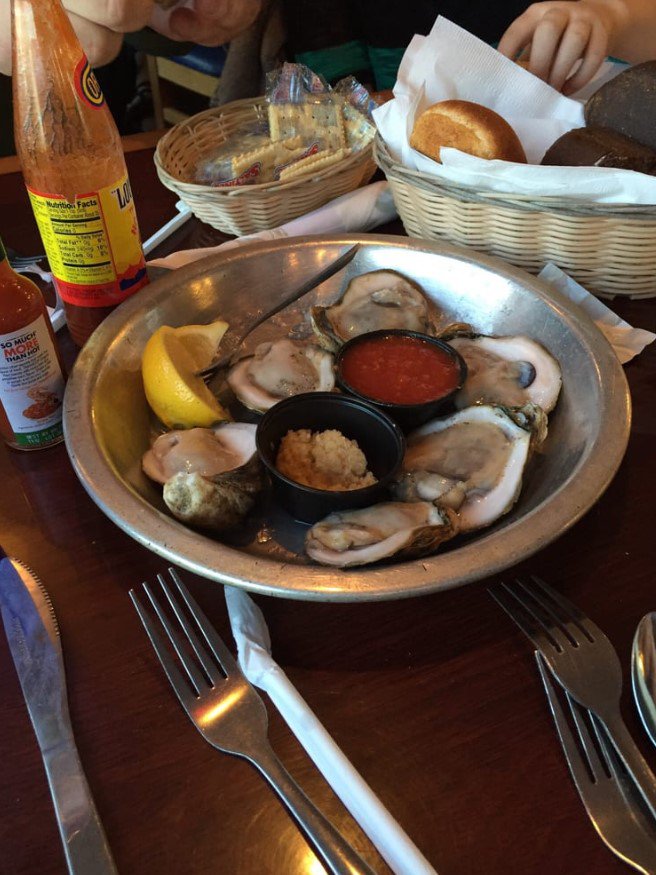 Oysters on the Half Shell at DeSoto's Seafood Kitchen