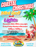 Coastal Christmas Mini Golf and Lights